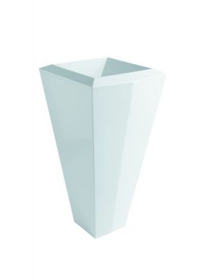 Olympia Crystal, напольная раковина 45х45см, цвет белый глянцевый CRY4745001