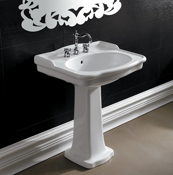 Раковина с пьедесталом 70 см. Alice ceramica Boheme 28230101