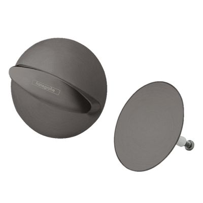 58185340 Hansgrohe Flexaplus Накладки для слив-перелива, цвет: шлифованный черный хром