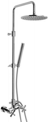Emmevi Spirit New, душевая колонна из латуни, верхним душем 25 см, цвет золо 3100284/OR