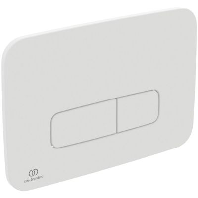 R0459AW Ideal Standard Oleas M1 Механическая панель смыва, двойной смыв, цвет: белый матовый