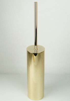 Surya Metall напольный ерш с крышкой, цвет золото