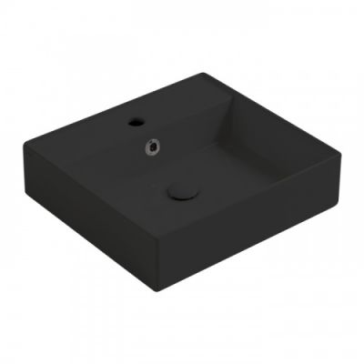 Раковина подвесная/на столешницу 51x46 Simas Agile AG51 nero matt*1