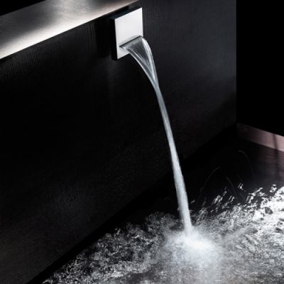 Bossini Bocca OLE' SQUARE Излив для душа, латунь каскадная струя 1/2, цвет: хром E86908.030
