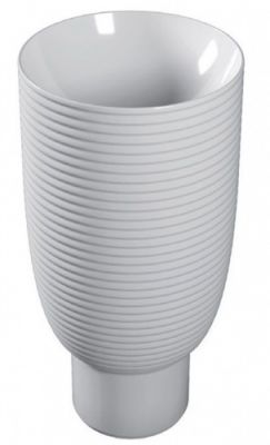 Disegno ceramica Loom, напольная раковина, чаша 42,6хh85 см, цвет жемчужно-серый LO08542056