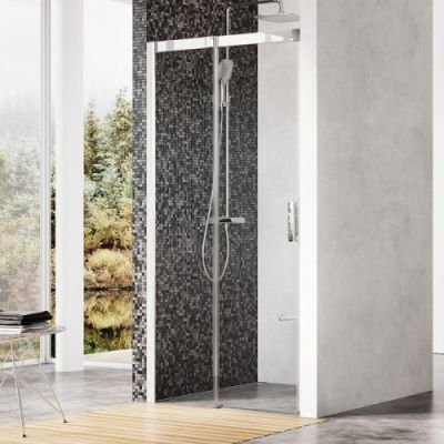 Душевая дверь 120 см Ravak MATRIX MSD2-120 L блестящая+транспарент