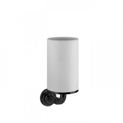 Gessi Venti20 Стакан подвесной, цвет: белый, фурнитура черный матовый 65407#299