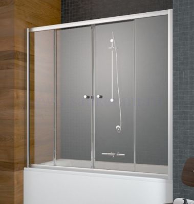 Шторка на ванну раздвижная 170 см Radaway Vesta DWD  203170-01