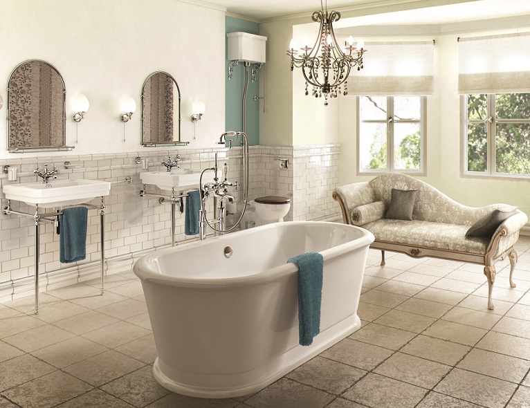 Ванна акриловая Burlington London 180x85 E18