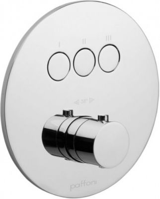 Paffoni compact box термостат для душа на 3 потребителя кнопочный