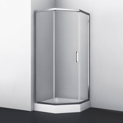 Naab 86S38 Душевой уголок пятиугольный 100x100 раздвижная