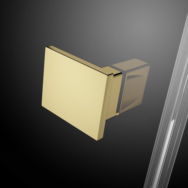 Пятиугольный душевой уголок 100X100 Essenza Pro Gold PTJ