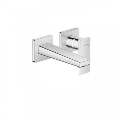 Hansgrohe Metropol Смеситель для раковины, .однорычажный, настенный, излив: 18см., внешняя часть, цвет: хром 32525000