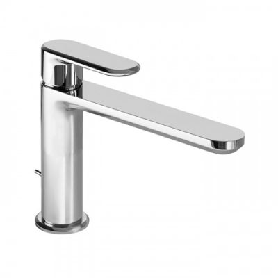 Cisal LineaViva Смеситель для раковины, на 1 отв., излив 12см, цвет: хром LV00151021