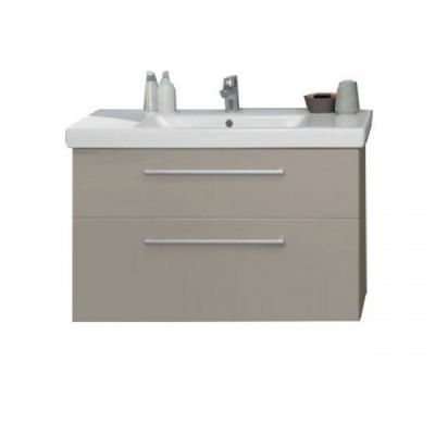 Тумба с раковиной Villeroy&Boch 2DAY2/SUBWAY 2.0 A99500E6+7175A001 glossy taupe