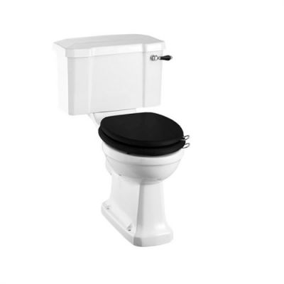 Унитаз с бачком ручка слива чёрная Burlington P5+C3 BLA