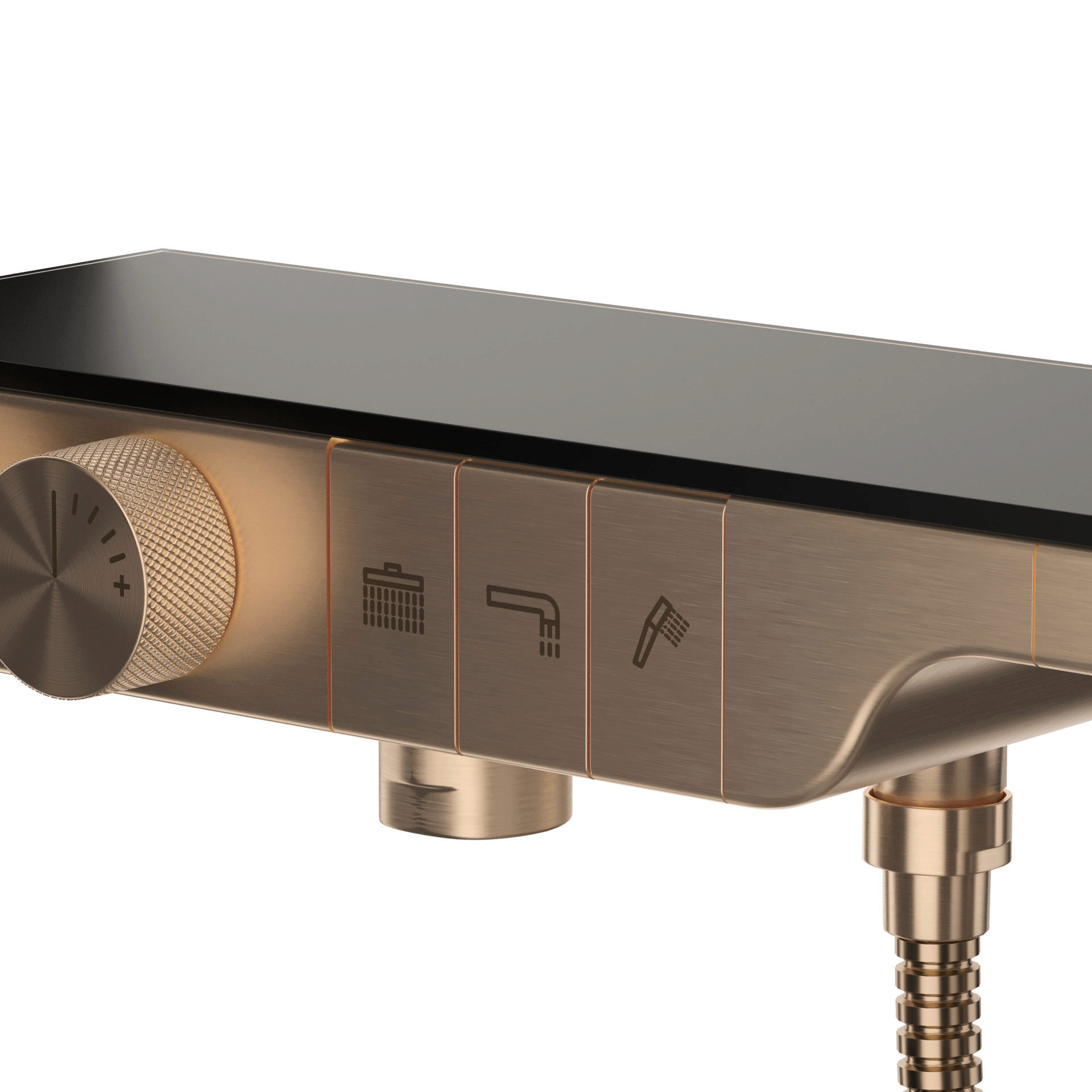 Maxonor AXIOM PL24109-26 Душевая система с термостатом, шампань