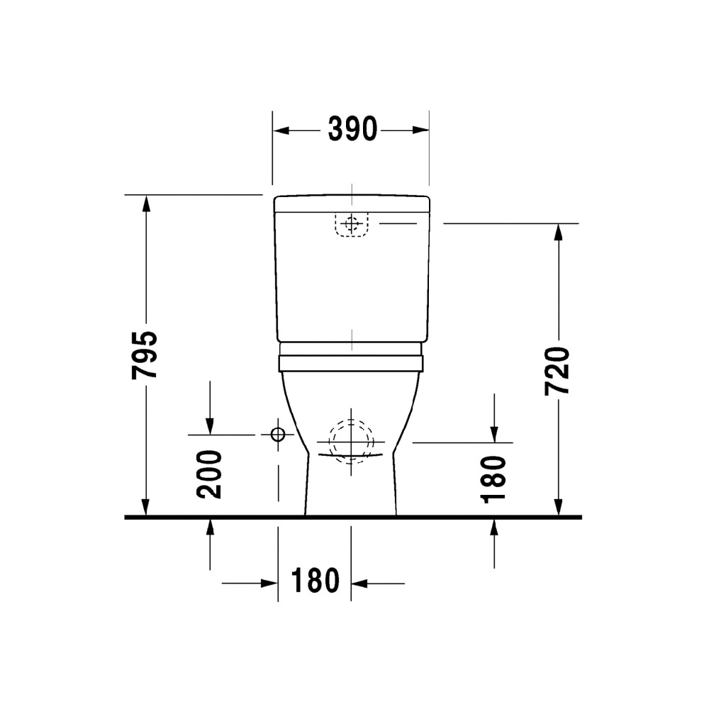Унитаз с бачком Duravit Starck-3  012609