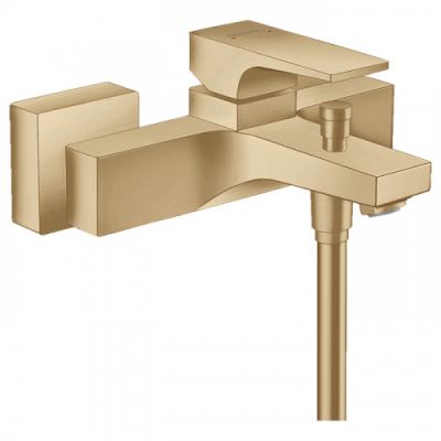 Hansgrohe Metropol Смеситель для ванны, настенный, излив: 18см, цвет: шлифованная бронза 32540140