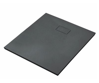Душевой поддон 90x90 Wasserkraft Elbe 74T03 чёрный камень