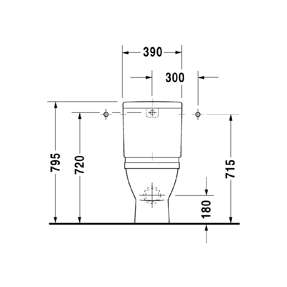 Унитаз с бачком Duravit Starck-3  012609