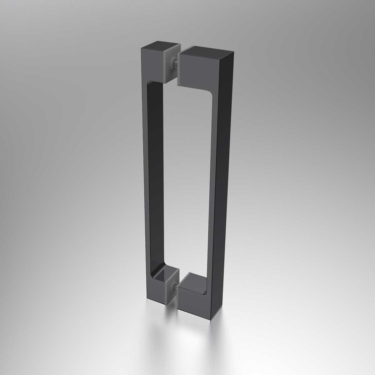 Душевая дверь Alpha VDP-3AL600CLGM, вороненая сталь, стекло прозрачное