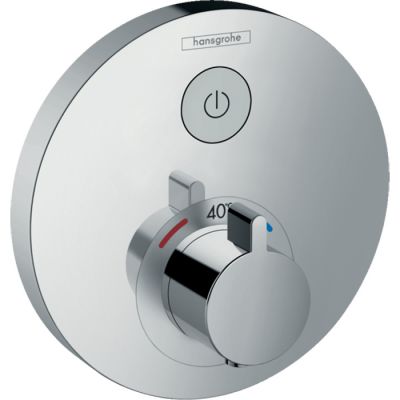 15744000 Hansgrohe ShowerSelect S Смеситель для душа, термостатический, 1 источник, внешняя часть, цвет: хром