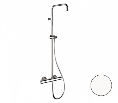 Душевая система термостатическая Remer Elegance EQ32ASSDBO, белый матовый