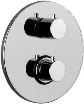 Paffoni LIGHT Смеситель термостат встраиваемый для душа 3 выхода, хром