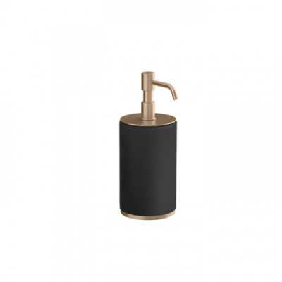 Gessi Tondo Дозатор для жидкого мыла, настольный, черный, цвет: Copper PVD 66438#030