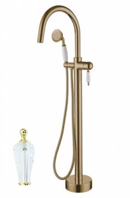 Смеситель для ванны Boheme напольный MEDICI Swarovski 309-SW