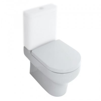 Olympia Clear, напольный унитаз моноблок 63x36 см, цвет черный матовый