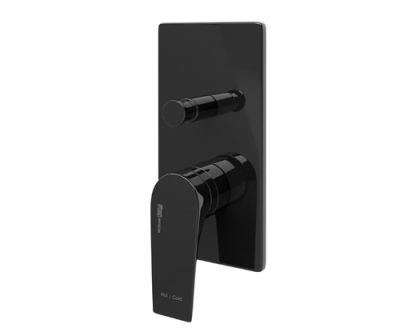 WasserKRAFT Glan 6661 Смеситель для ванны и душа чёрный матовый