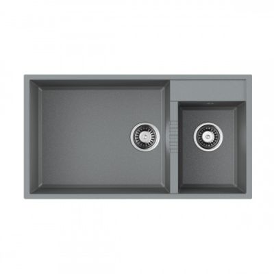 4993542 Omoikiri Tedori 85-2-U-GR Tetogranit/leningrad grey