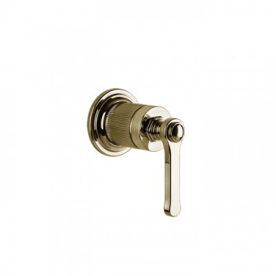 Gessi Venti20 Смеситель встраиваемый, однорычажный, внешняя часть, цвет: Brass PVD 65109#710