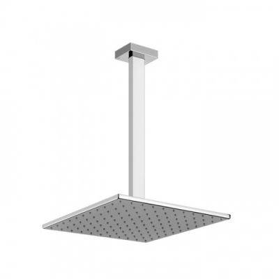 Gessi Rettangolo Верхний душ для потолочного крепления 300x300мм, высота от 115 до 1865мм, цвет: хром 15199#031