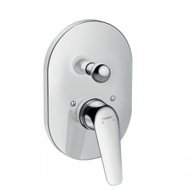 Hansgrohe Novus Однорычажный смеситель для ванны, скрытый монтаж,  внешняя часть, цвет: хром 71047000