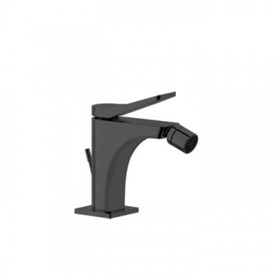 Gessi Rilievo Смеситель для биде на 1 отв., с донным клапаном излив 114мм, цвет: black XL 59007#299