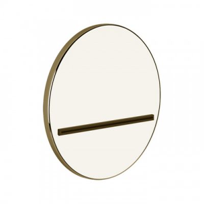 Gessi Venti20 Излив настенный Ø 207 мм., каскадный, цвет: Brass PVD 65295#710