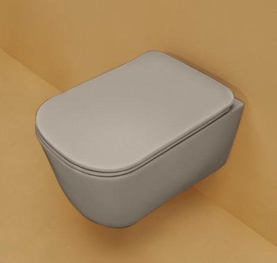 Kerasan Tribeca Унитаз подвесной безободковый 54 см 511481 цвет Nocciola