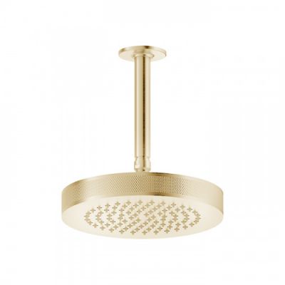 Gessi Inciso Верхний душ, 1/2, Ø 20см, с защитой от налёта, потолочный, цвет: золото 58186#246