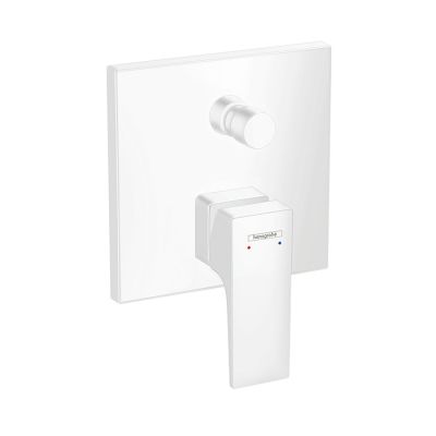 32545700 Hansgrohe Metropol Встраиваемый смеситель для ванны с переключателем, внешняя часть, цвет: белый матовый