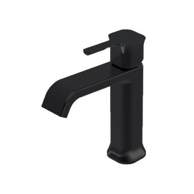 Смеситель для раковины Ritmonio Taormina PR35AU201CO4+PR35MA101C04 чёрный матовый
