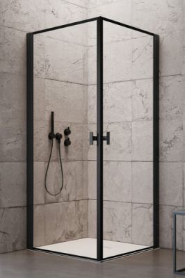 Душевой уголок 90x90 Radaway Nes 8 Black KDD I Frame