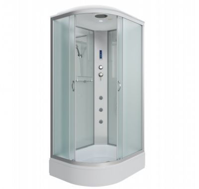 Душ.каб. NG-33094-14RF (1000х900х2150) средний поддон (26см) стекломатовое