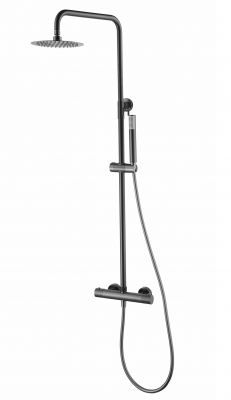 Душевая термостатическая стойка, Imex MONZA, black gun metal pvd