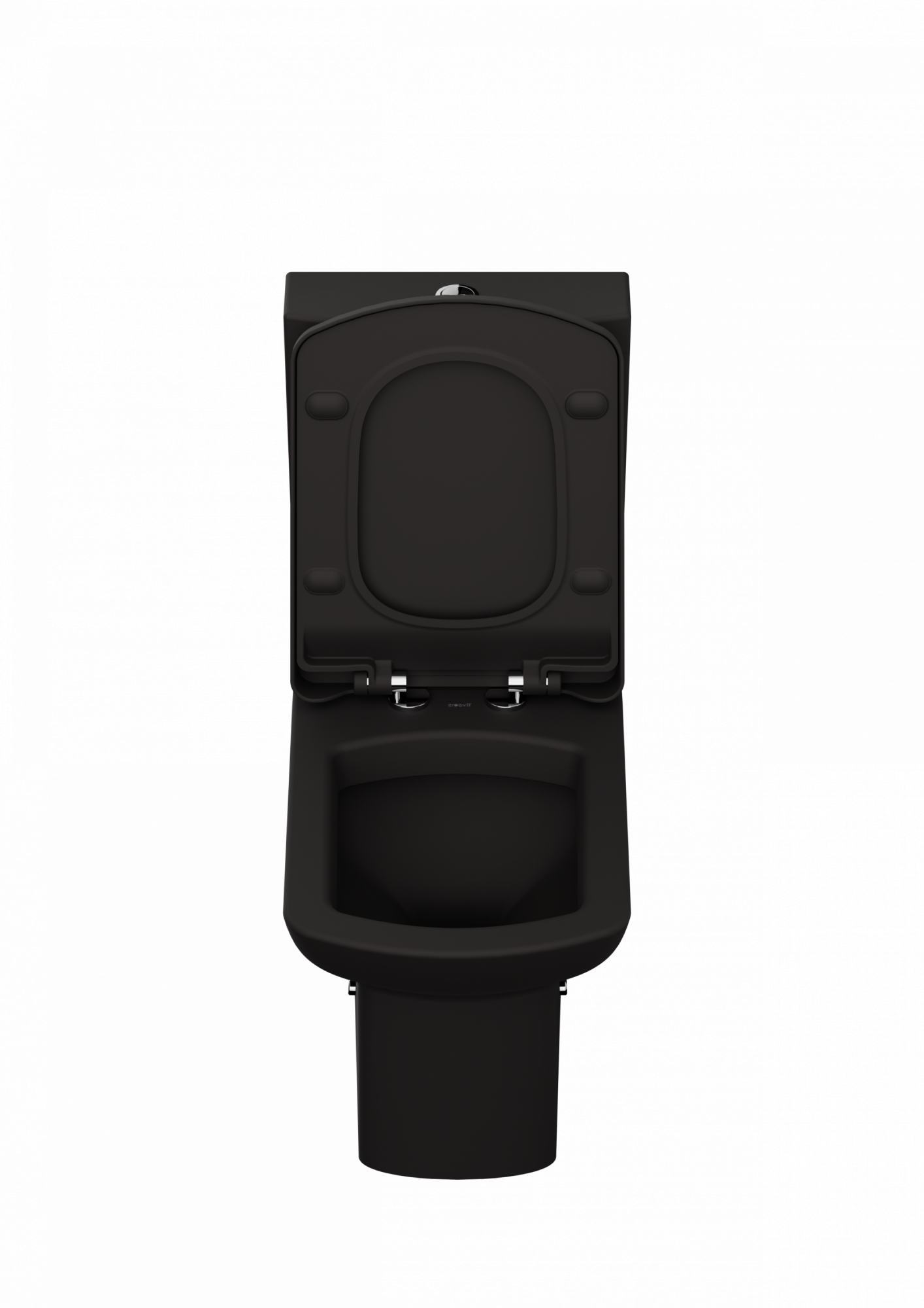 CREAVIT LARA Унитаз  ЧЕРНЫЙ МАТОВЫЙ LR360-11SM00E-0000