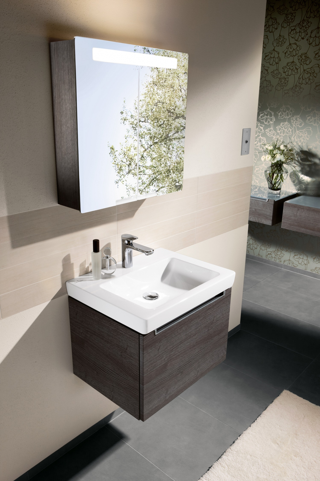Тумба под раковину Villeroy&Boch Subway 2.0 A688 00DH, белый глянец